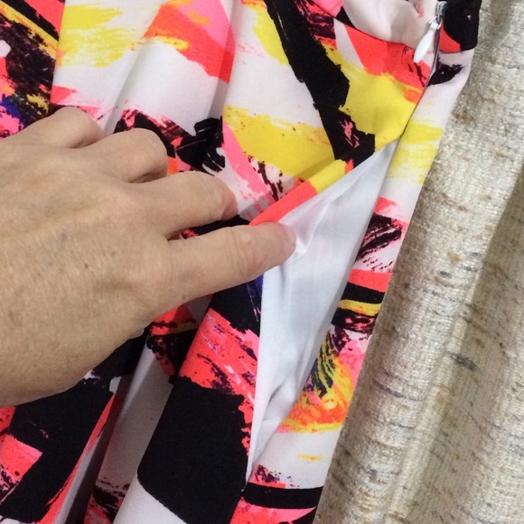 Belle & Sky Plus Size Scuba Skater Skirt - Picture 2 of 6